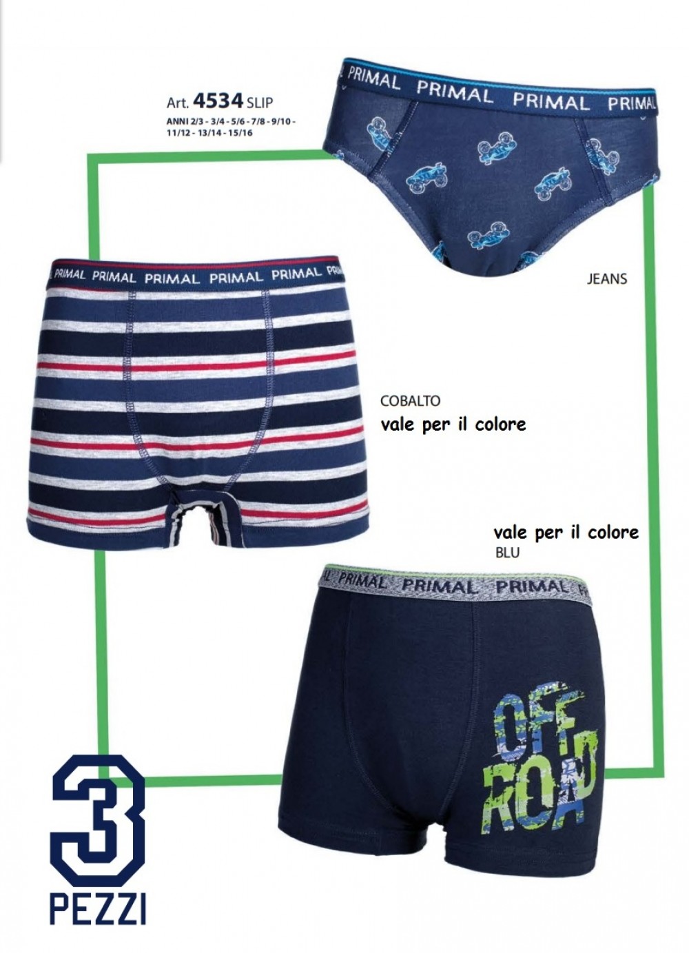 CONF. 3 SLIP B.4534 PRIMAL