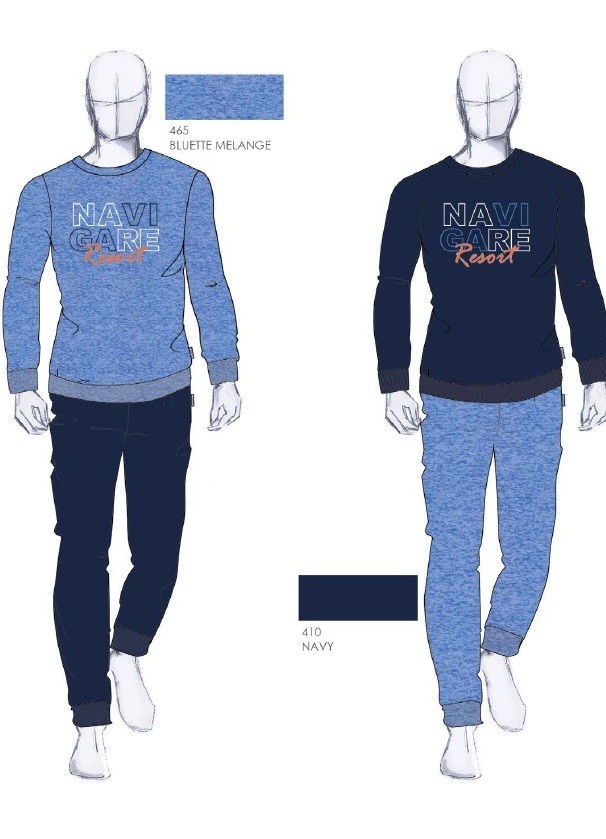 PIGIAMA U. 141283 100co NAVIGARE - immagine 2