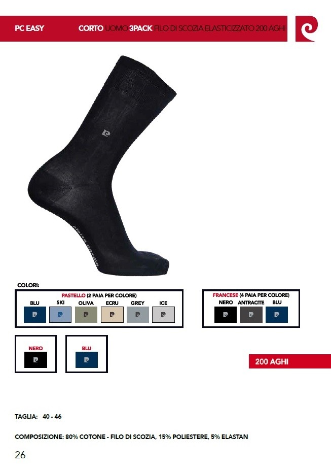 CALZA U.EASY/C P.CARDIN 100co