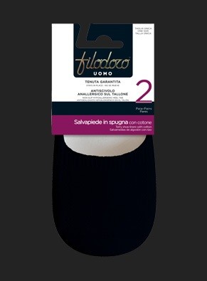 CONFEZIONE 2 paia SALVAPIEDE SPORT 115540 FILODORO