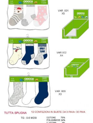 CONF.3 CALZE 3/516R CIOCCA