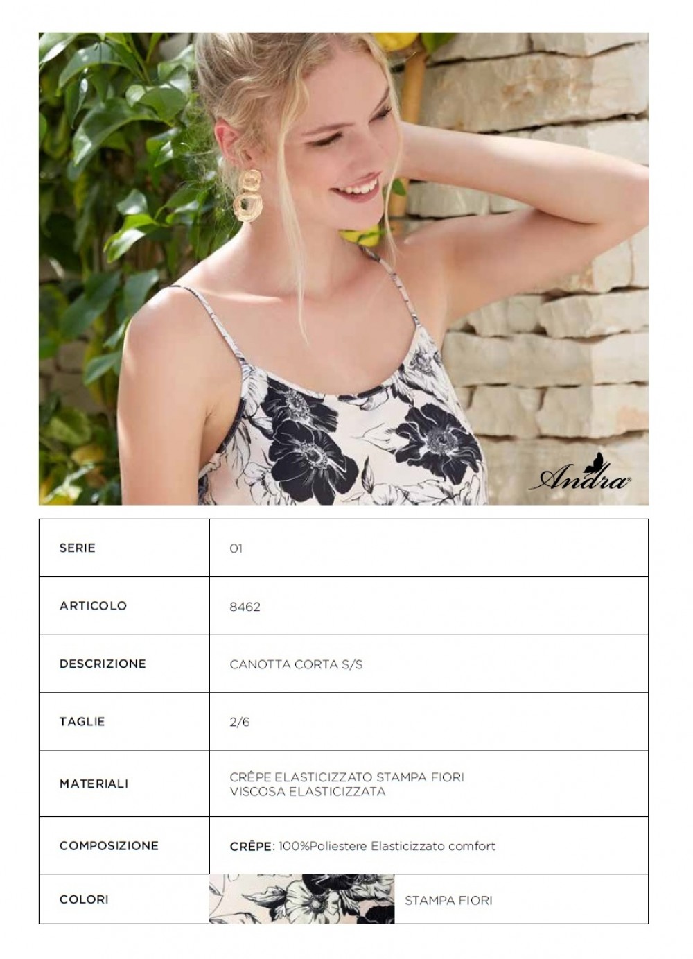 CANOTTA 8462 S/S ANDRA - immagine 2