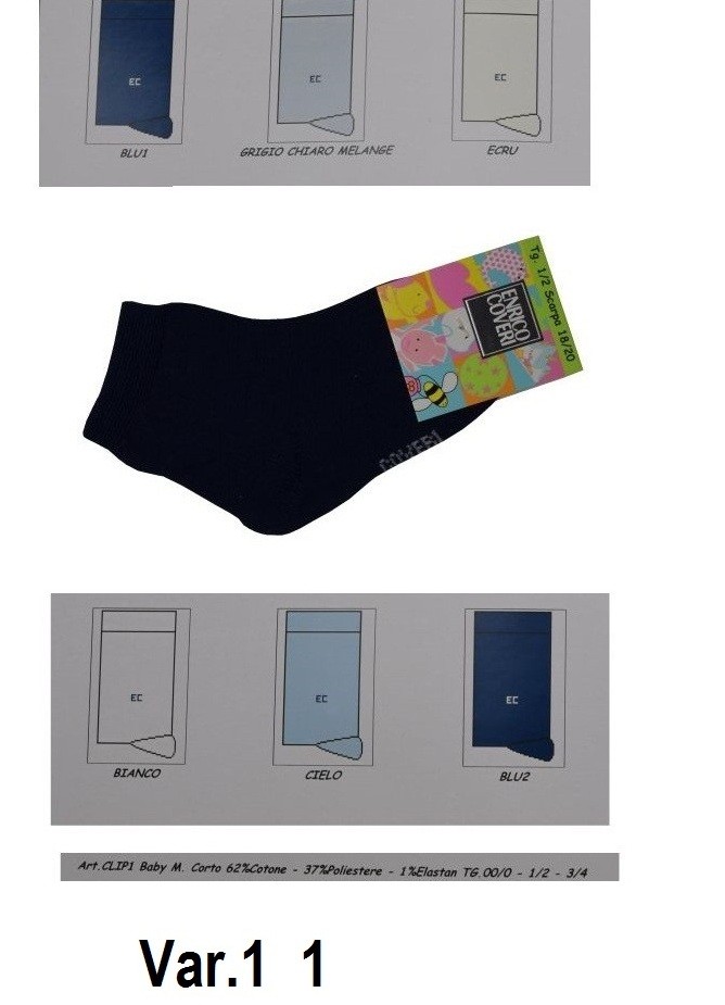 CALZA BABY CORTO CLIP-LITTLE 62co37p