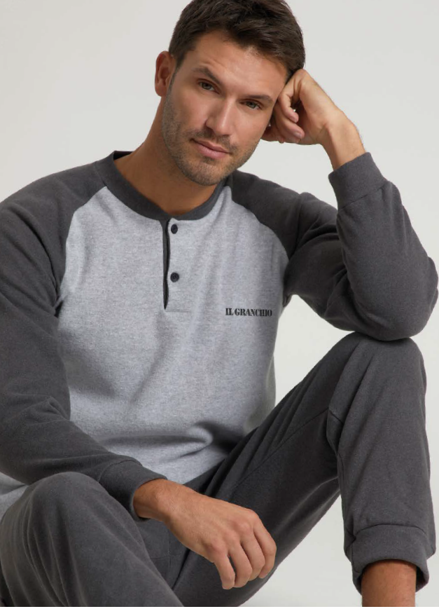 PIGIAMA U. GP2061 GRANCHIO 50co50pl