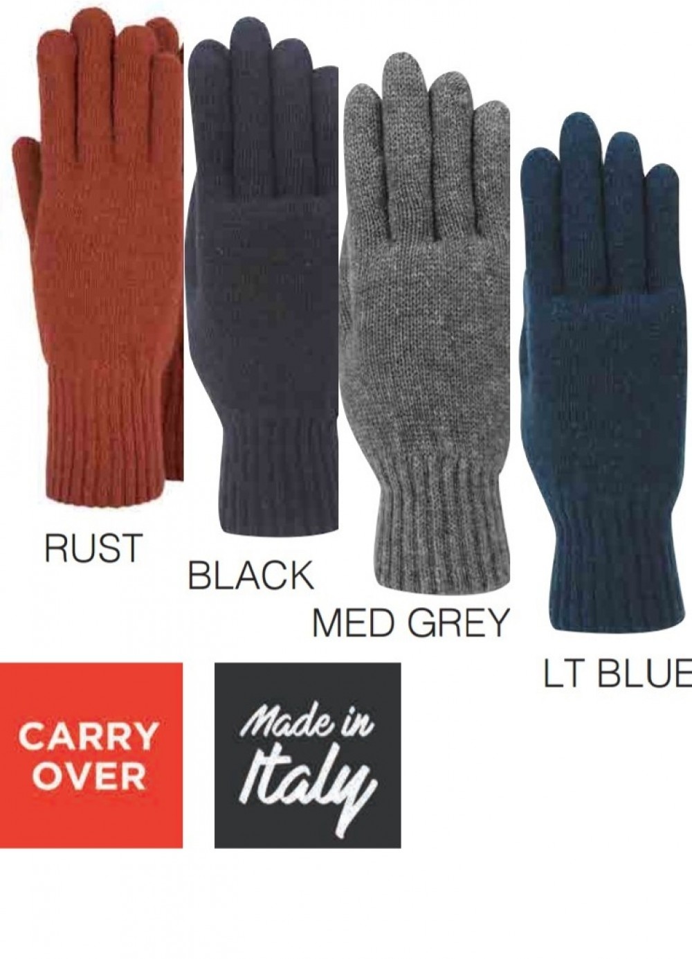 GUANTO LANA UNITO GL0012 wo60pa20