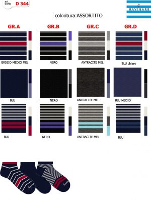 CONF. 3 CALZE U. D344 NAVIGARE