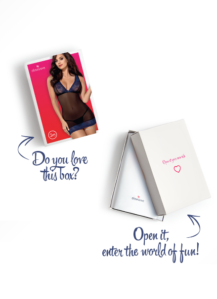 850-CHE CHEMISE obsessive NERO - immagine 5