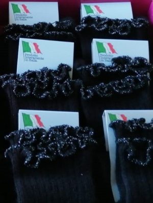 CALZA D.074S volant lurex