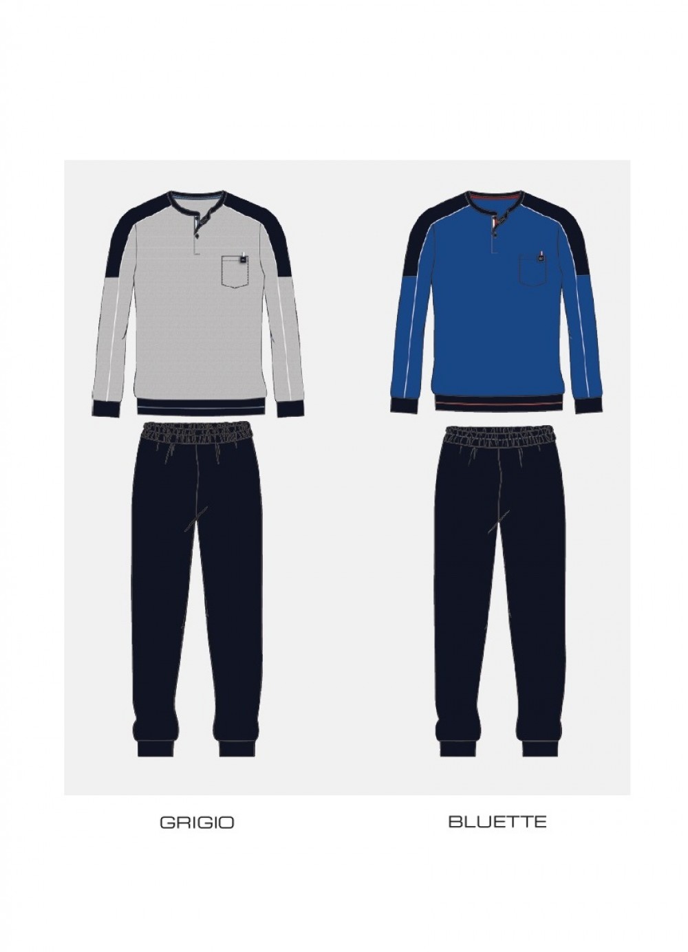 PIGIAMA U. EP1002/c COVERI 100co - immagine 2