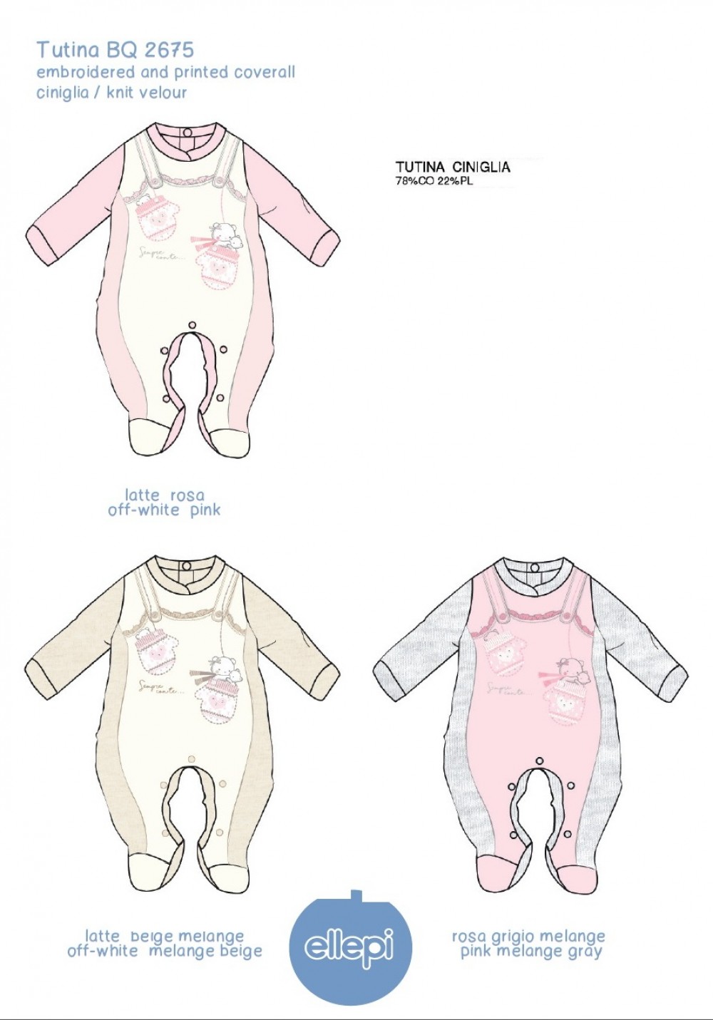 TUTINA CINIGLIA BQ2675 ELLEPI