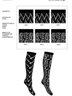 CALZA D.L.SABRINA 78co18pa2f.met.2ea