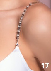 SPALLINE STRASS 17 pu85zamak15