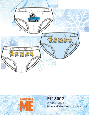 SLIP B.CONF.3 PL13002 MINIONS co100