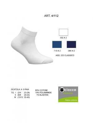CALZA B. 4/112 CIOCCA 80co19pa1e