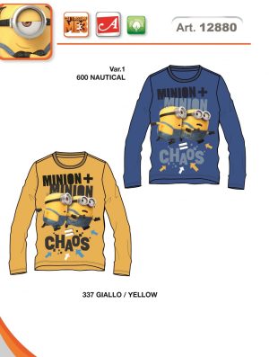 MAGLIA ML B.12880/10 MINIONS ARNETTA