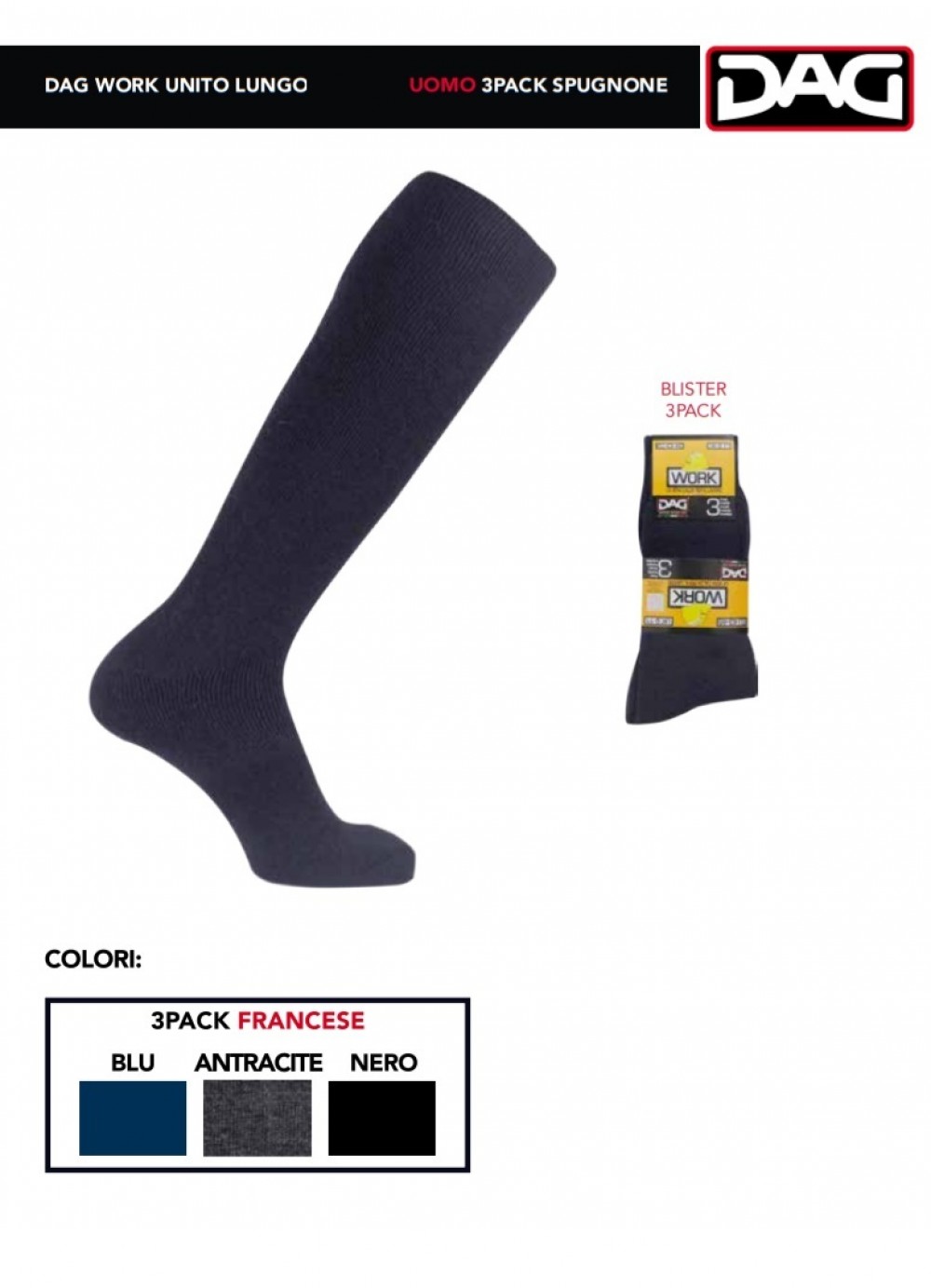 CALZA U.DAG WORK SPUGNONE L. UNITO