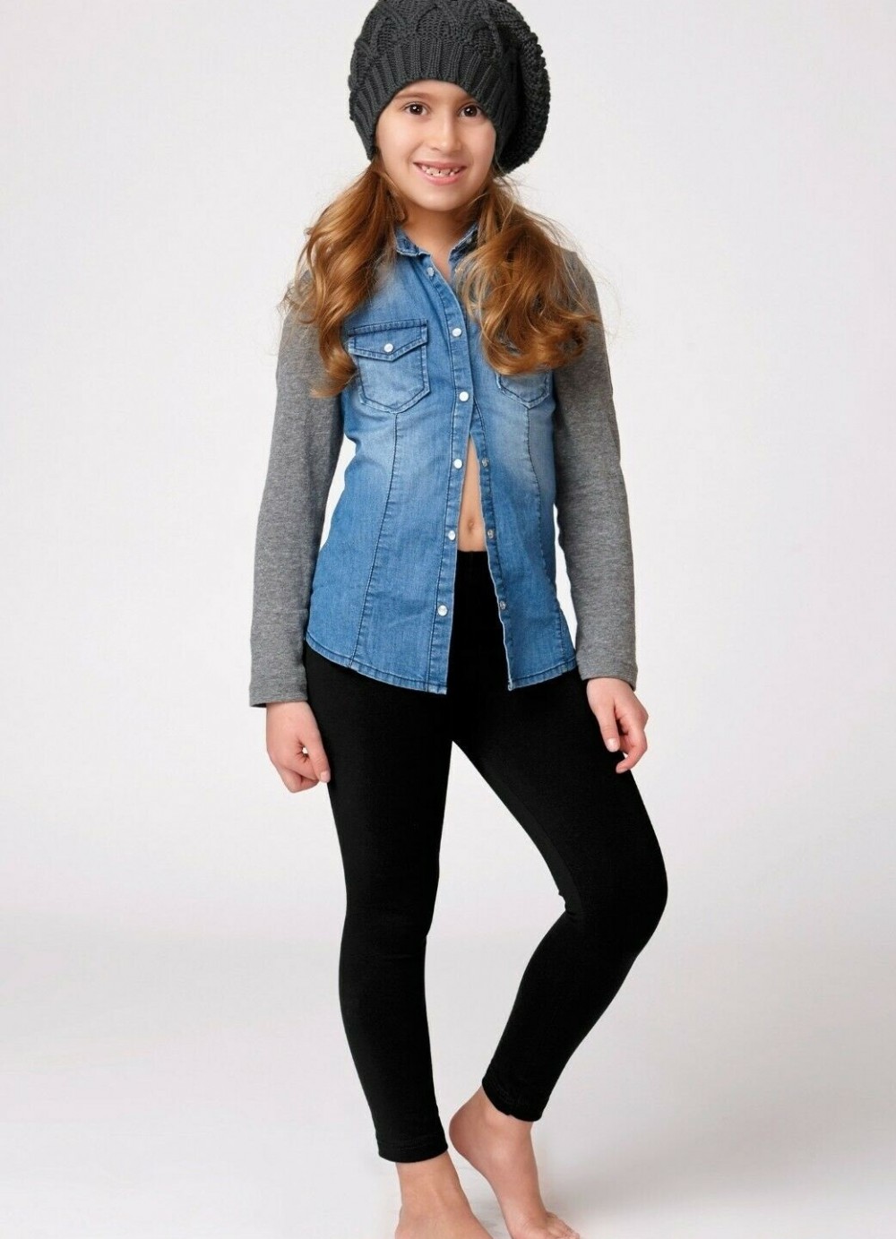 LEGGINS Bimba 342 JADEA cotone felpato