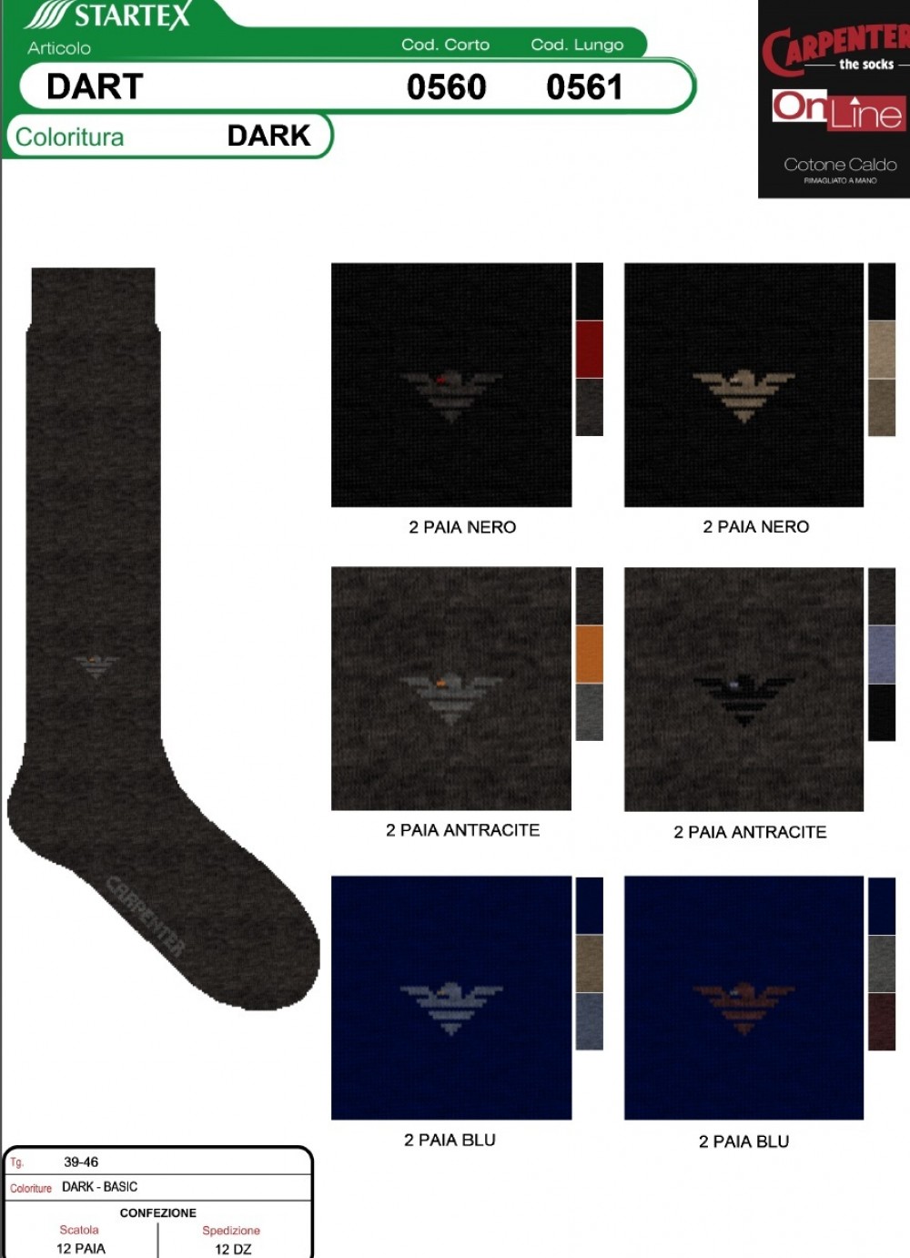 CALZA U. L. DART 0561