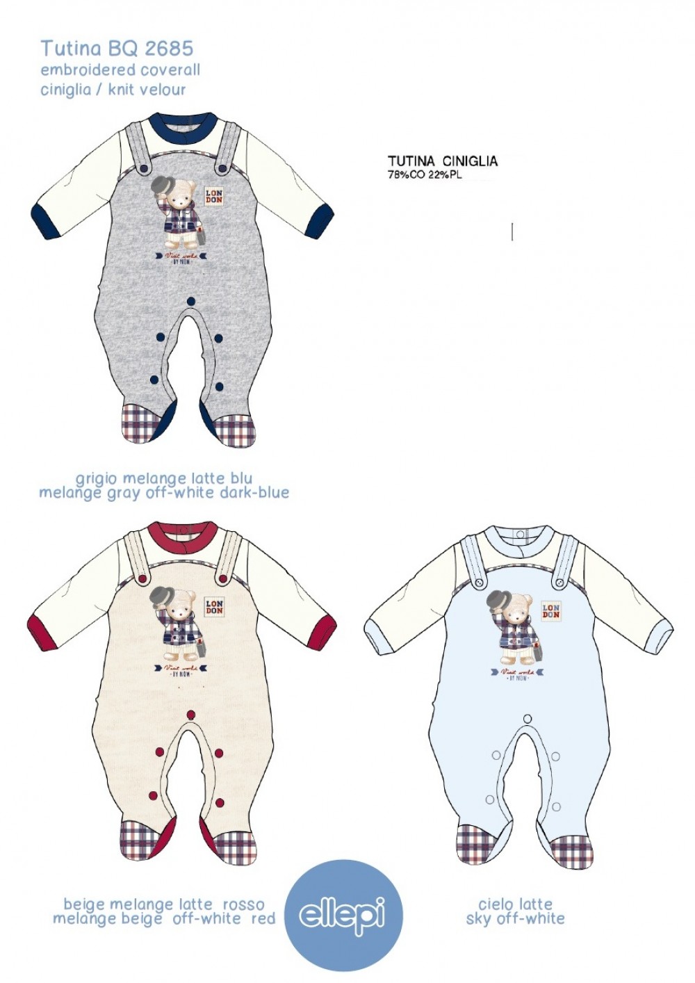 TUTINA CINIGLIA BQ2685 ELLEPI