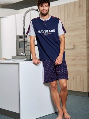 PIGIAMA U. 141306 100co NAVIGARE