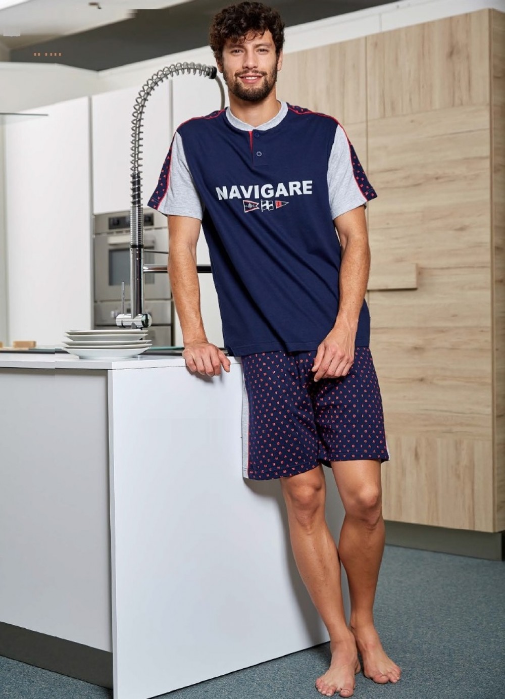 PIGIAMA U. 141306 100co NAVIGARE