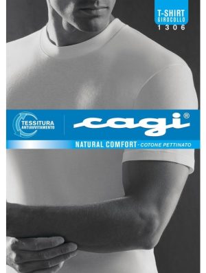T-SHIRT MM Uomo 1306 Cagi 100% cotone