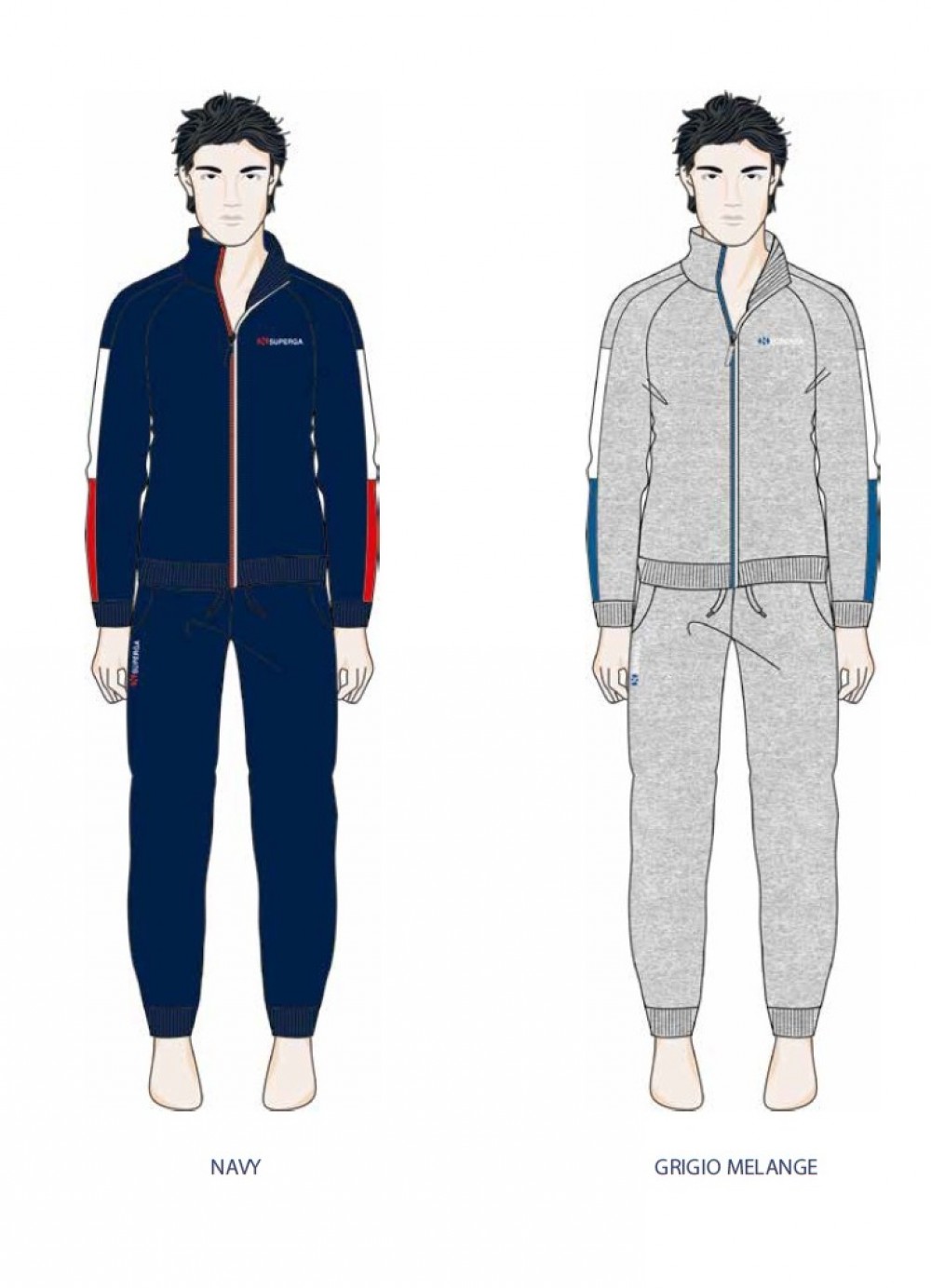 TUTA U. SMS23107CA SUPERGA 60co40pl