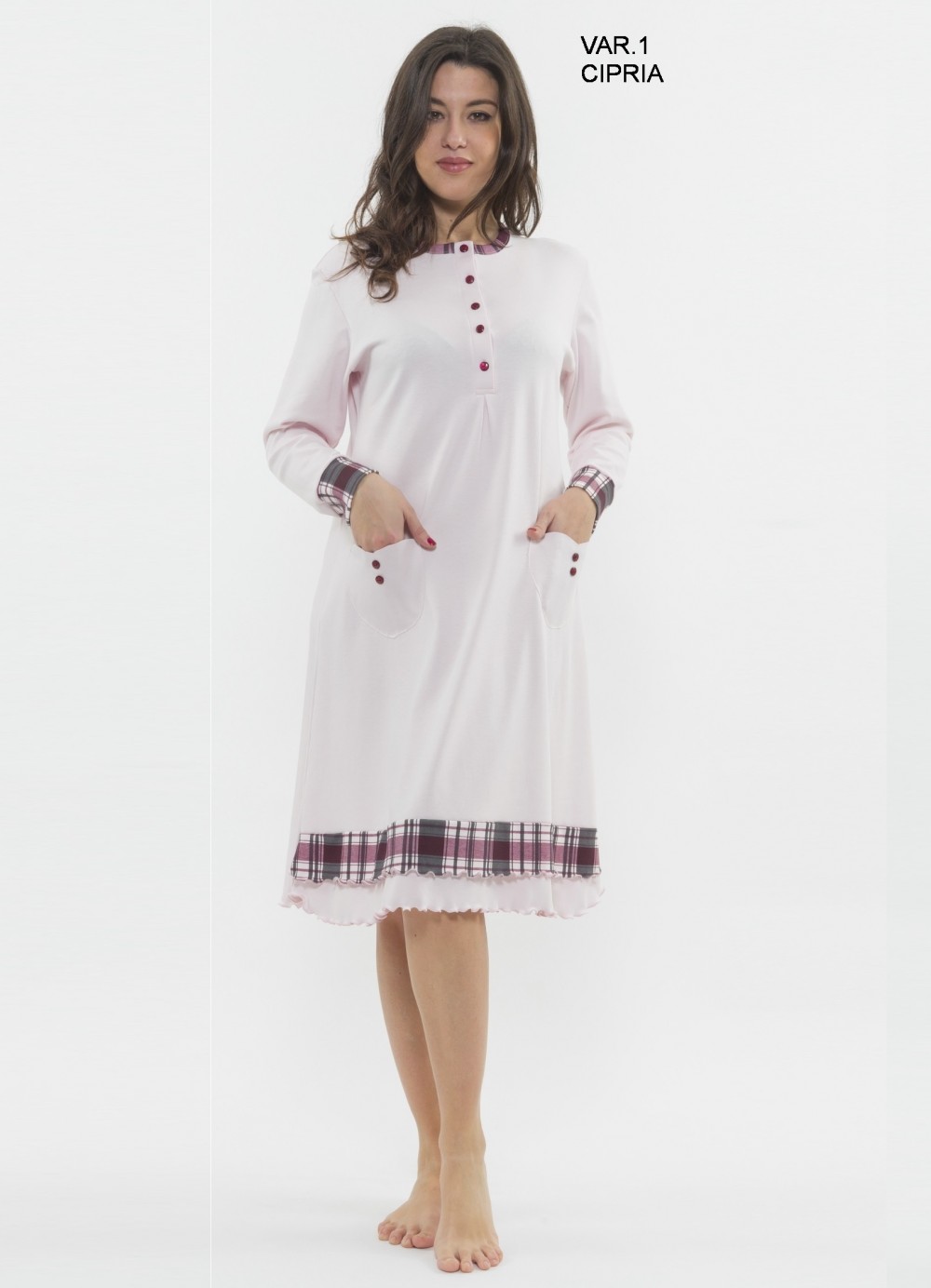 CAMICIA NOTTE D. H50044 GARY 100co