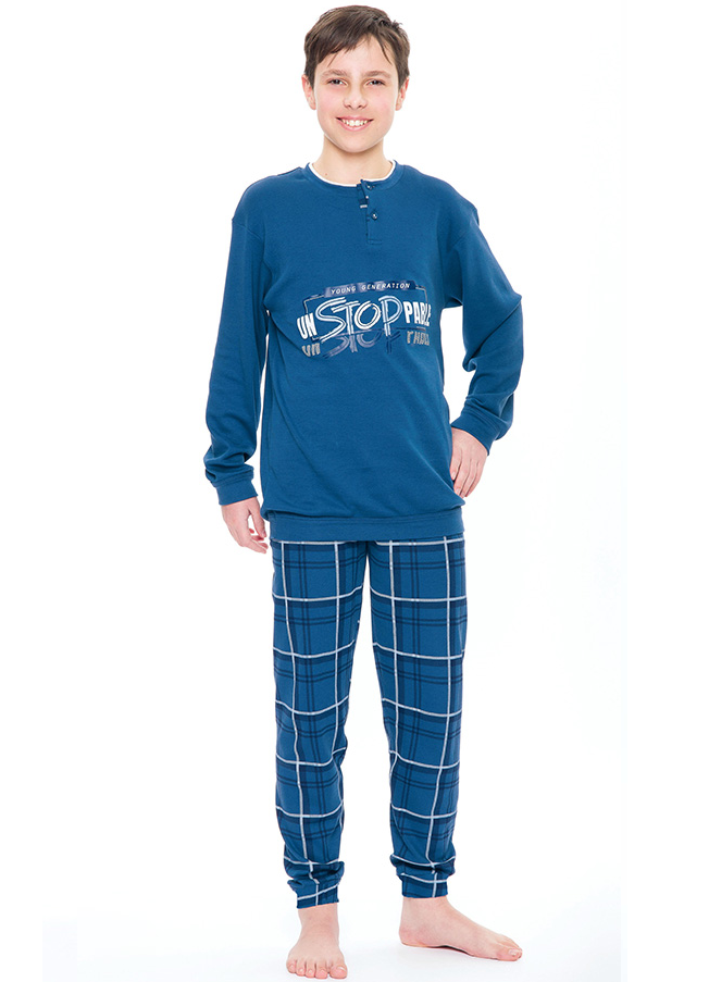 PIGIAMA B. S40010 GARY 100co - immagine 2