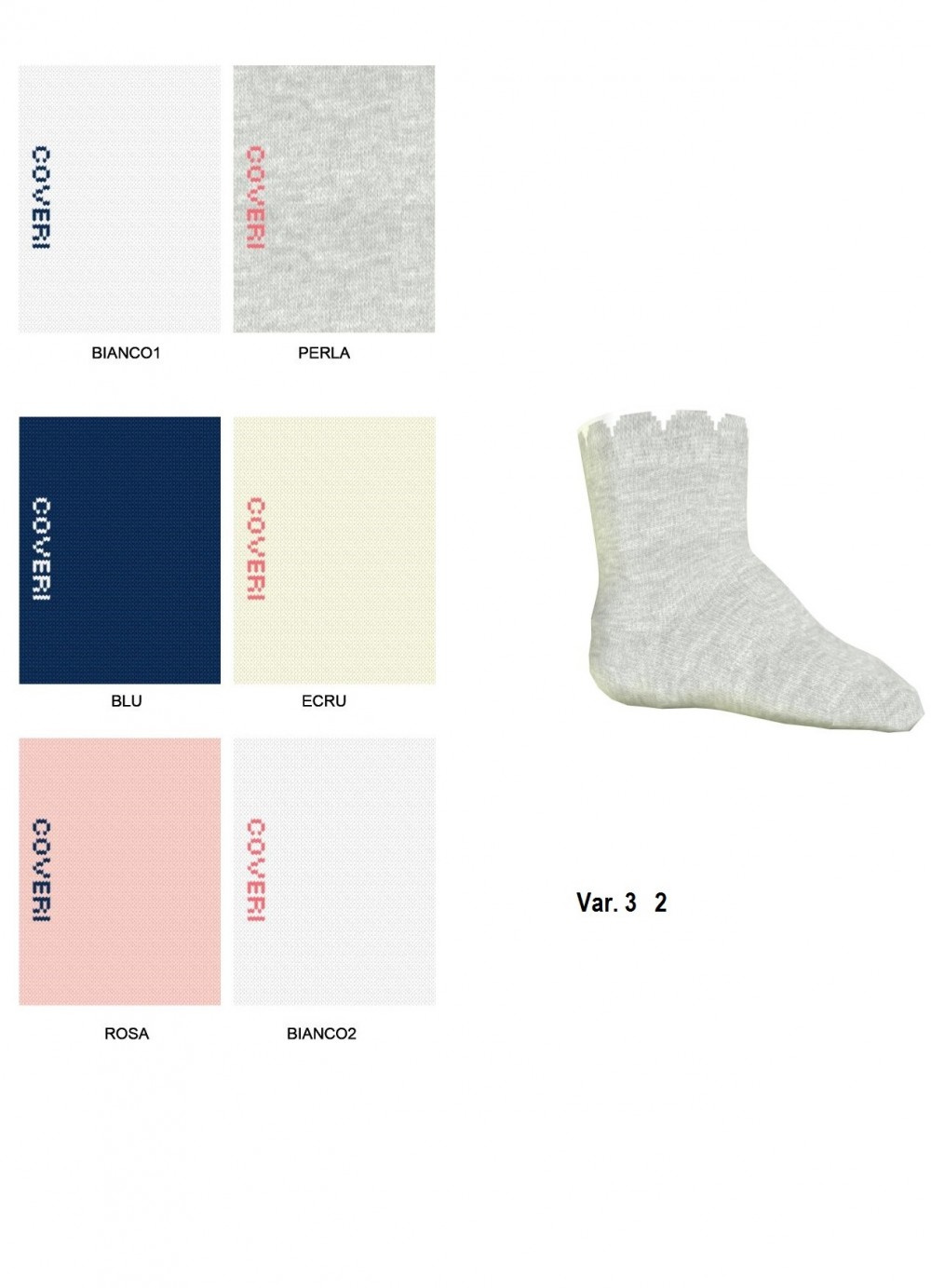 CALZA BABY CORTO CLIP-LITTLE 62co37p - immagine 2