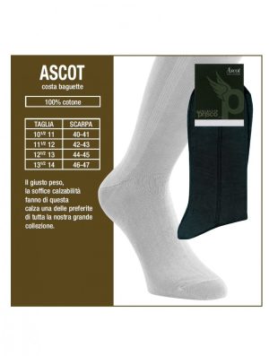 CALZE U.ASCOT C.co100%