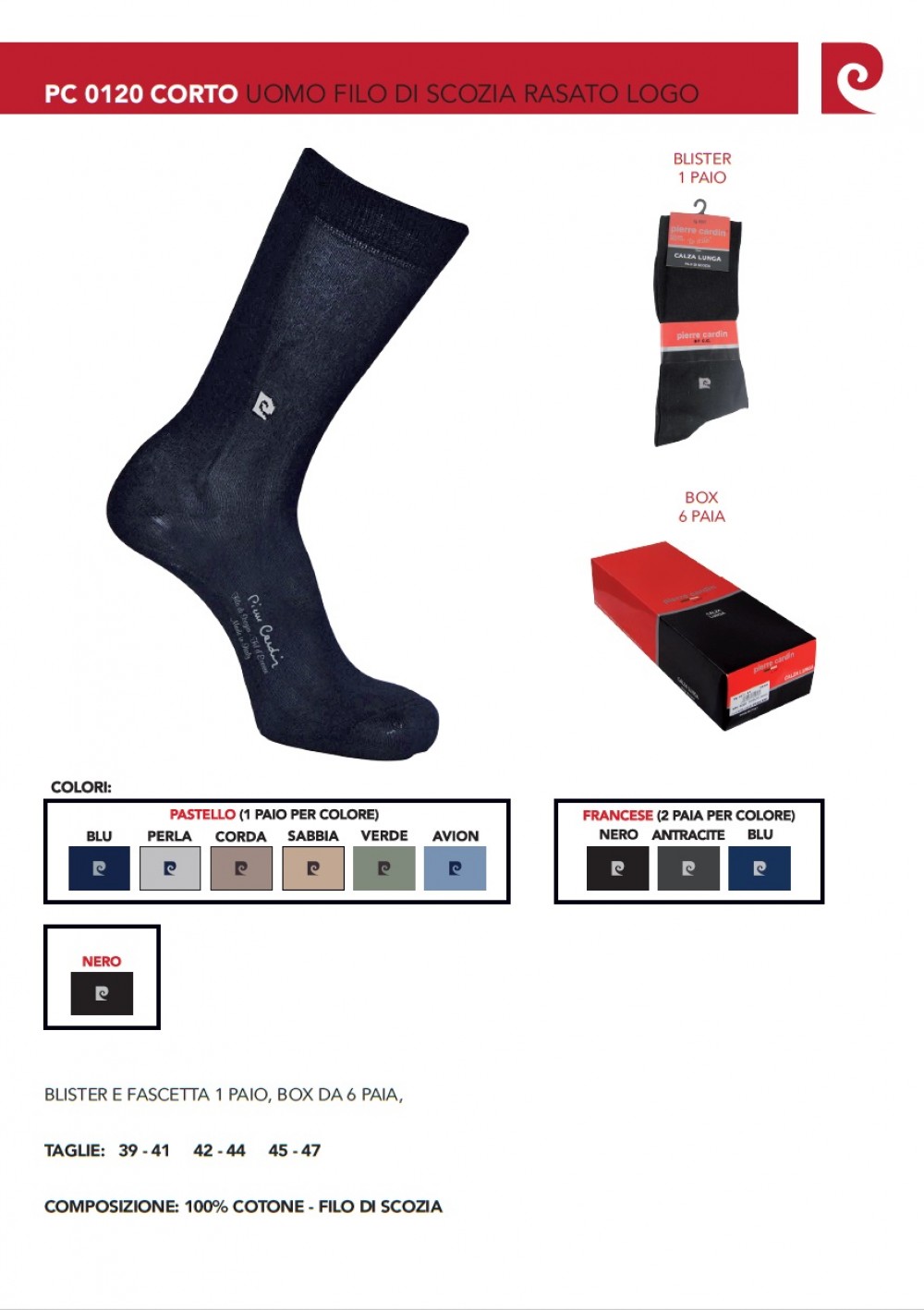 CALZA U.PC0120 P.CARDIN