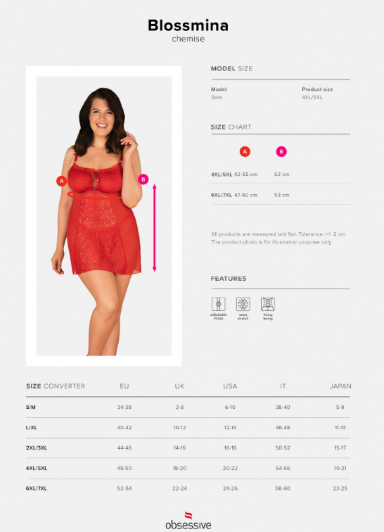 BLOSSMINA CHEMISE 90pa10pa Obsessive - immagine 5