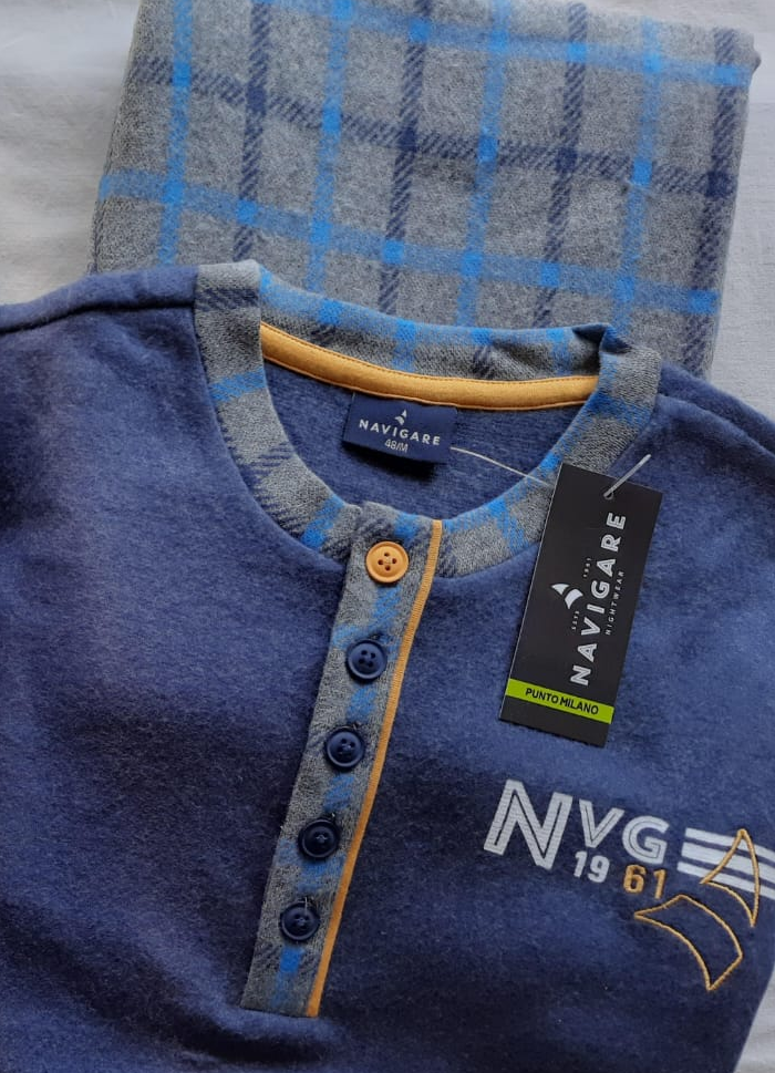 PIGIAMA U. 141588 Navigare 55co41pl4 - immagine 2