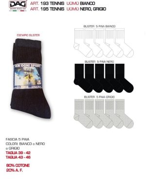 CALZA TENNIS U.190-193