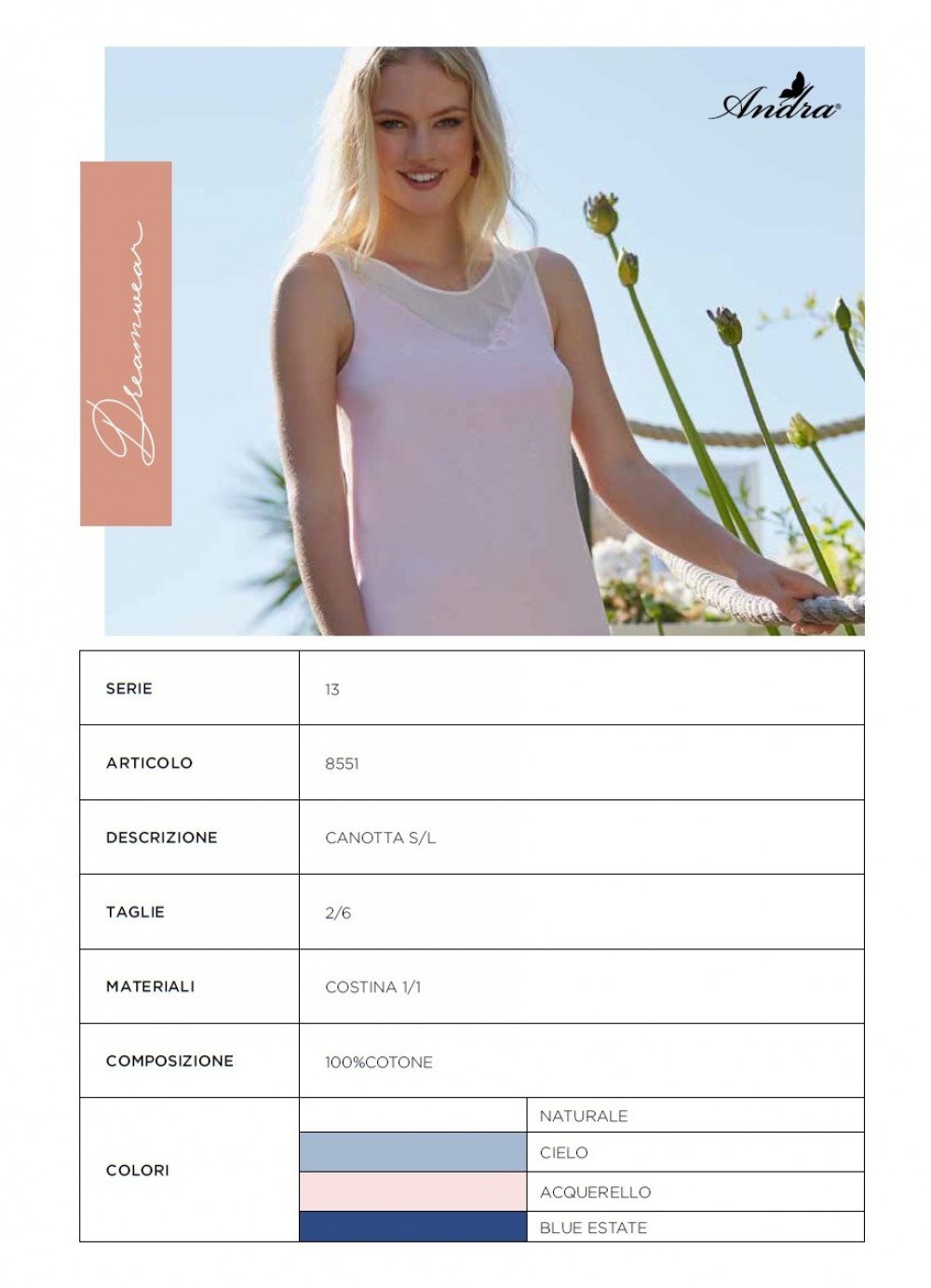 CANOTTA 8551 M/L ANDRA - immagine 2