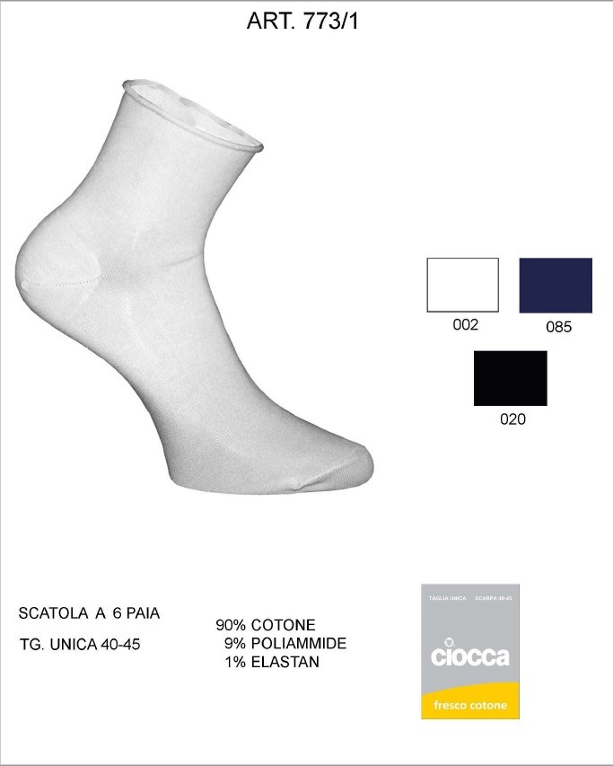 CALZA D. 773/1 CIOCCA 90co9pa1ea