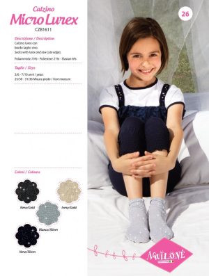 CALZINO B. MICRO LUREX BC