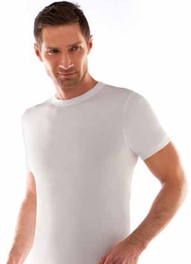 CORPO uomo MEZZA MANICA 2855/23 LIABEL puro cotone - immagine 3