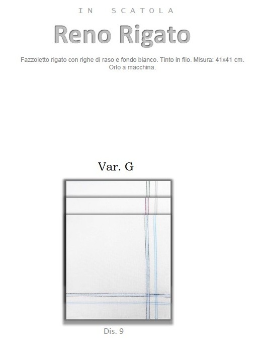 FAZZOLETTI RENO co100% - immagine 2