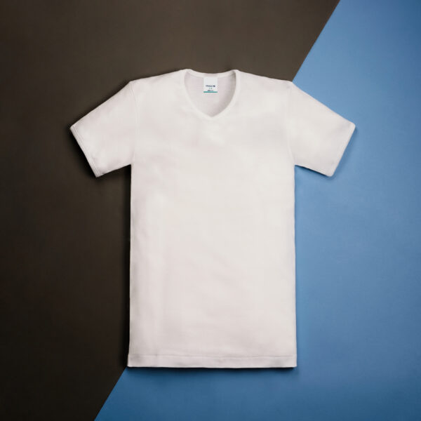 MAGLIA A SCOLLO A V FRAGI 730 MEZZA MANICA 100% COTONE - immagine 8