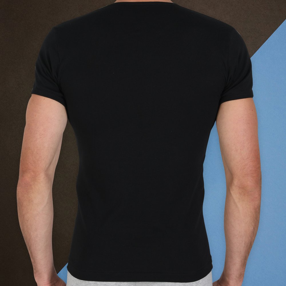 MAGLIA A SCOLLO A V FRAGI 730 MEZZA MANICA 100% COTONE - immagine 3