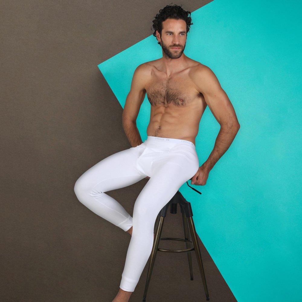 MUTANDA LUNGA UOMO 765 FRAGI 100% COTONE - immagine 2
