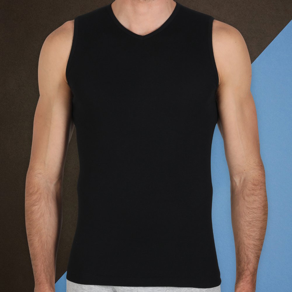 MAGLIA BOSE' SENZA MANICHE a "V" 735 EVER FRAGI - immagine 3