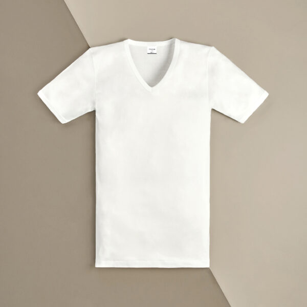 T-SHIRT UOMO a V 1540 LEON FRAGI puro cotone - immagine 6