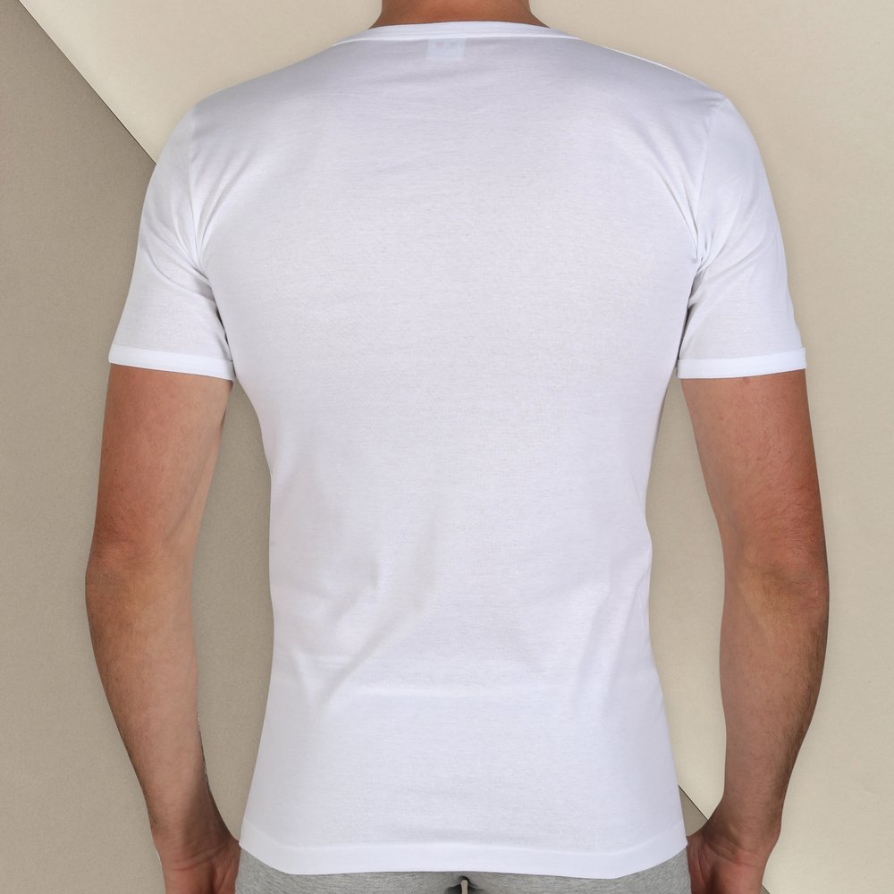 T-SHIRT UOMO a V 1540 LEON FRAGI puro cotone - immagine 5