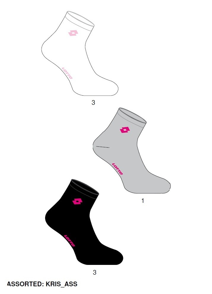 SET 3 CALZE D. KRIS LOTTO 72co26pl2e - immagine 3