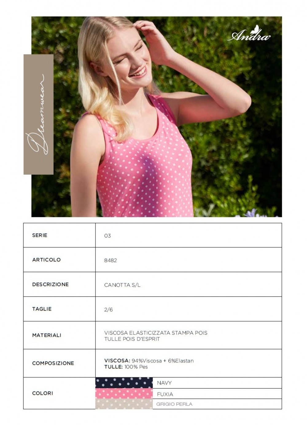 CANOTTA 8482 M/L ANDRA - immagine 2