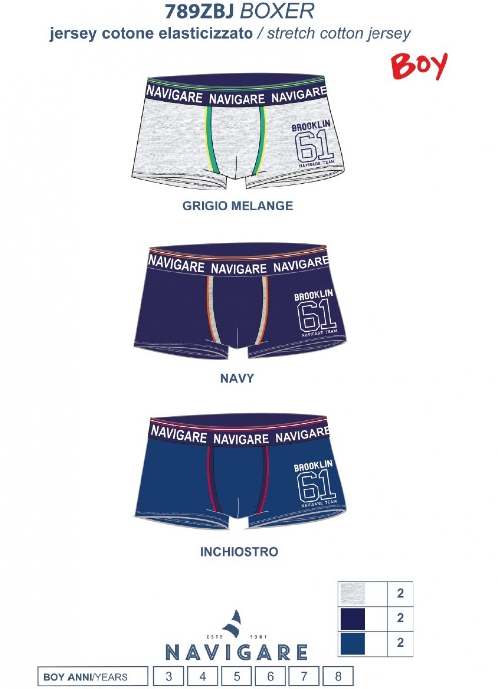 BOXER B. 789ZB NAVIGARE co95ea5 - immagine 2