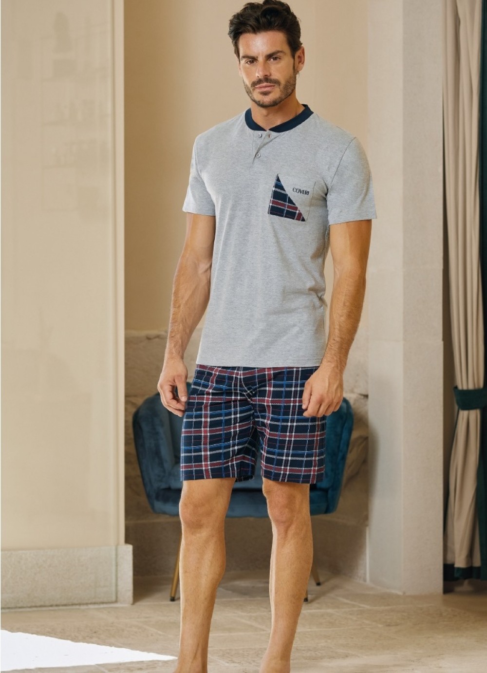 PIGIAMA U. EP1067 COVERI 100co - immagine 2